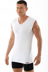 Fashion maillot de corps homme col v profond